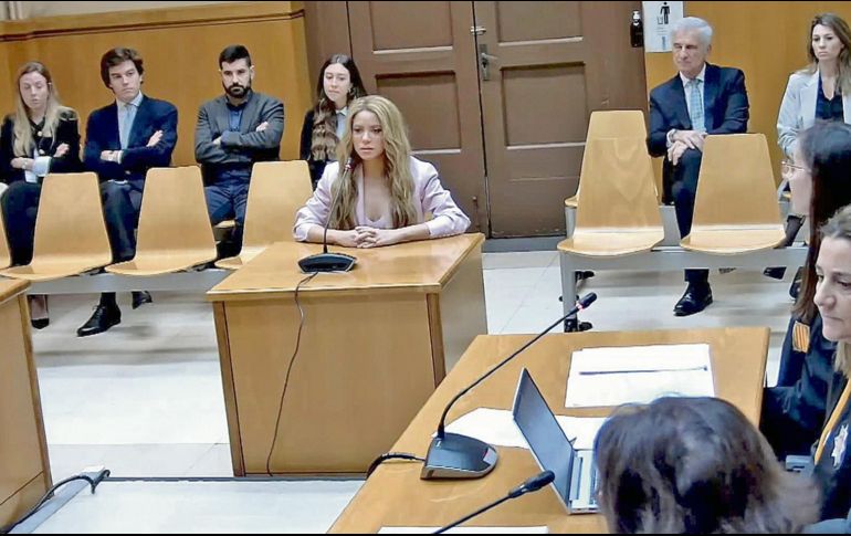 La cantante compareció ante un tribunal de Barcelona. EFE