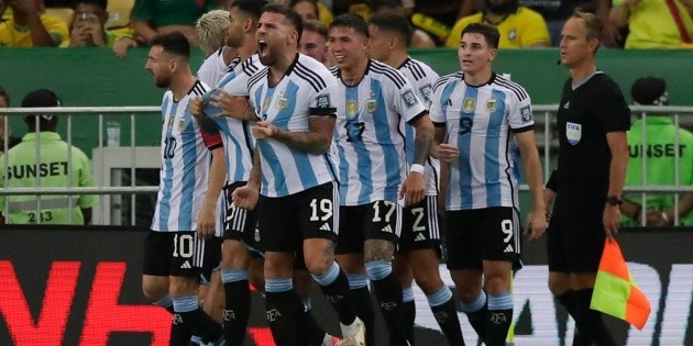 Argentina le quita el invicto a Brasil como local en eliminatorias