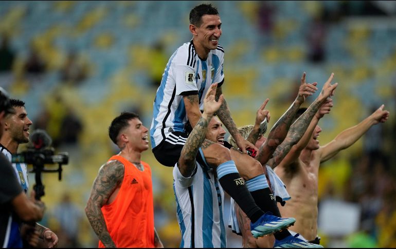 Campeón del mundo en Qatar 2022, Ángel Di María es el cuarto jugador con más presencias en la Selección argentina con 136 partidos. AP / ARCHIVO