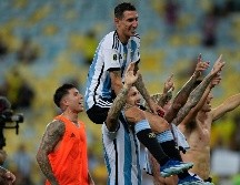 Campeón del mundo en Qatar 2022, Ángel Di María es el cuarto jugador con más presencias en la Selección argentina con 136 partidos. AP / ARCHIVO
