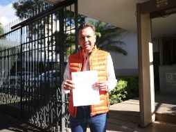 Lemus Navarro sostuvo que este tipo de acciones por parte de sus contrincantes electorales se sustentan en el pavor que tienen al proyecto colectivo que encabeza. CORTESÍA