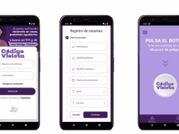 En un comunicado el Gobierno del Estado informó que la aplicación Código Violeta está disponible de manera gratuita en las tiendas Play Store y App Store. CORTESÍA