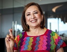La senadora con licencia cuestionó las encuestas que le dan una amplia ventaja a la precandidata de Morena. EL INFORMADOR / H. Figueroa