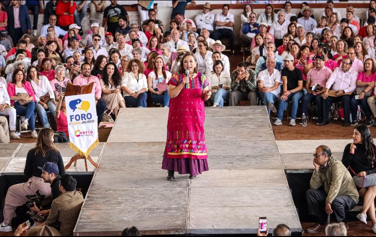 El evento fue convocado por Confío en México y Foro Plural Jalisco. EL INFORMADOR/ H. Figueroa.