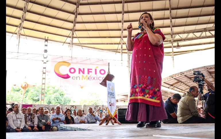 El evento fue convocado por Confío en México y Foro Plural Jalisco. EL INFORMADOR/ H. Figueroa.