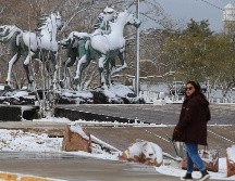 El frente frío número 12, llegará con lluvias intensas, heladas y granizo. /EFE