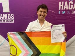 Christian Dennis Cárdenas Becerra es un referente en la lucha por los derechos de la diversidad sexual en el estado. ESPECIAL.