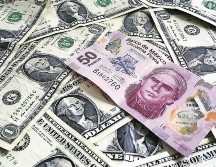 El peso mexicano se cotiza en los mercados internacionales alrededor de los 17.48 pesos. SUN/ ARCHIVO