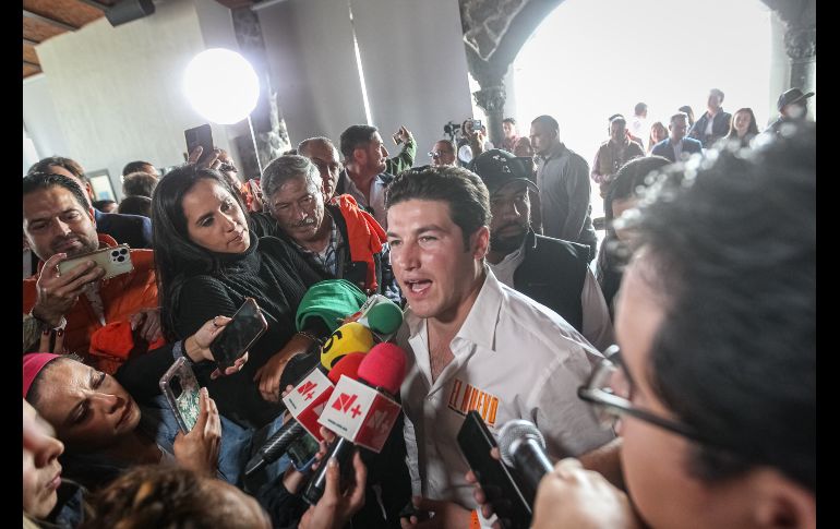 Samuel García hizo estas declaraciones tras la polémica entre Fox y Cluadio X González. El Informador / Héctor Figueroa