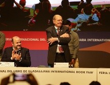 Durante su discurso de agradecimiento, Murià resaltó que el libro, en un sentido o en otro, “ha sido la vocación principal de mi vida” y que por ello la gran satisfacción que siente al recibir de la Universidad de Guadalajara y de la FIL este importante reconocimiento. EL INFORMADOR / A. Navarro