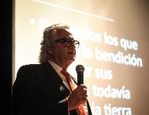 Habib Chamoun, presenta el libro “Los cuentos de mi abuela y otras historias” en el Museo de Arte de Zapopan. El INFORMADOR / Héctor Figueroa