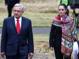 El Presidente Andrés Manuel López Obrador confirmó que el martes 28 de noviembre se reunió en Palacio Nacional con la precandidata a la presidencia de Morena, Claudia Sheinbaum. SUN / ARCHIVO