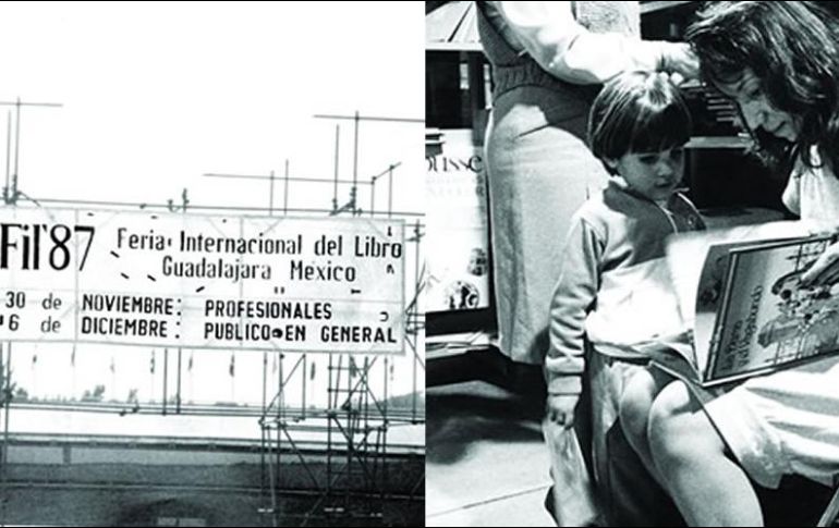 La primera FIL se celebró en 1987. ESPECIAL/Universidad de Guadalajara