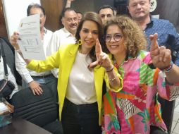 Ante las representaciones perredistas, la ahora precandidata de la coalición del Frente Amplio por Jalisco, prometió devolver la relevancia del PRD en el estado. EL INFORMADOR /J. Díaz