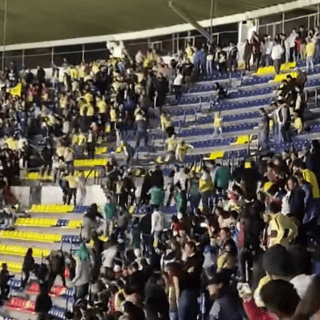Aficionados desatan caos en la tribuna durante el América vs León