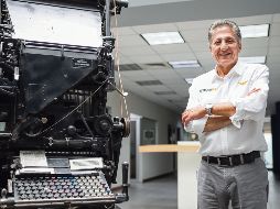 Juan José Frangie, quien busca ser reelegido como presidente municipal de Zapopan, estuvo en la redacción de esta casa editorial. EL INFORMADOR/ H. Figueroa