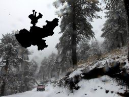 Imagen del Nevado de Colima cubierto de nieve. EL INFORMADOR/ ARCHIVO