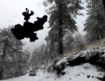 Imagen del Nevado de Colima cubierto de nieve. EL INFORMADOR/ ARCHIVO