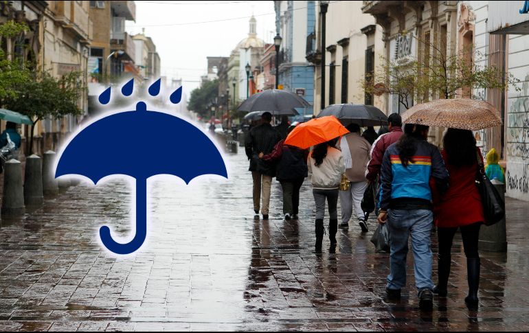 Según la proyección, este lunes la lluvia continuará en Guadalajara, ¿Cómo se esperan los días siguientes? EL INFORMADOR / ARCHIVO