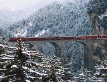 Durante invierno, el Chepe atraviesa paisajes nevados.ESPECIAL/Gobierno de México