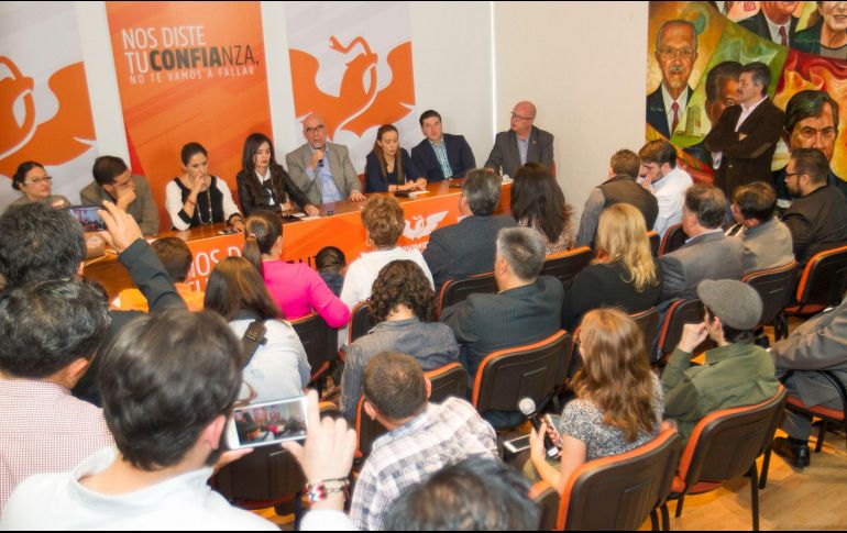 Dante Delgado Rannauro inauguró el partido político Movimiento Ciudadano. EL INFORMADOR/ ARCHIVO