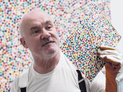 El artista británico Damien Hirst se presentará en México. AFP