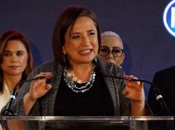 Este martes, la precandidata presentó a su equipo de 22 colaboradores que participarán en su precampaña. SUN / CORTESÍA