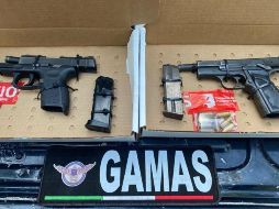 Las armas son de calibre 40 con ocho cartuchos útiles y calibre 45 con cuatro tiros útiles. ESPECIAL