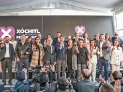 Xóchitl Gálvez tiene en su grupo de colaboradores perfiles de las tres fuerzas políticas que integran el frente opositor: PRI, PAN y PRD. ESPECIAL