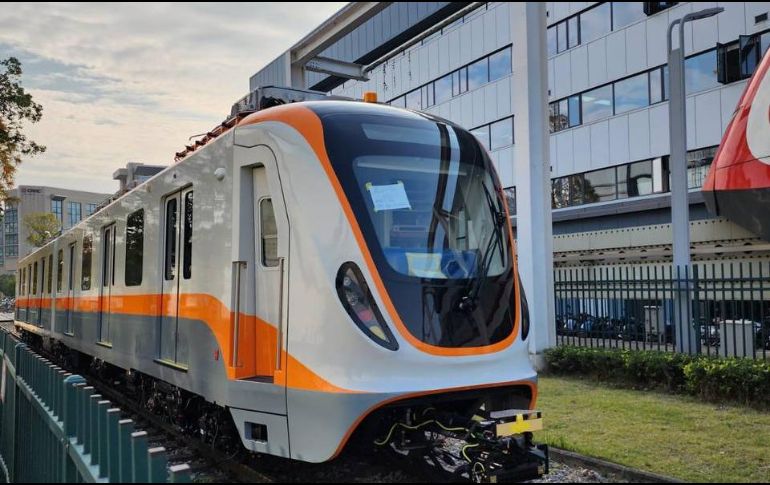 Los trenes que se usarán para la L4 vienen de China. ESPECIAL/Gobierno de Jalisco