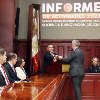 Rinden informe del Poder Judicial de Jalisco