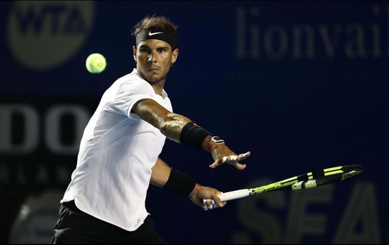 Rafael Nadal competirá sin expectativas, pero que llegará preparado después de semanas de arduo trabajo. SUN/Archivo