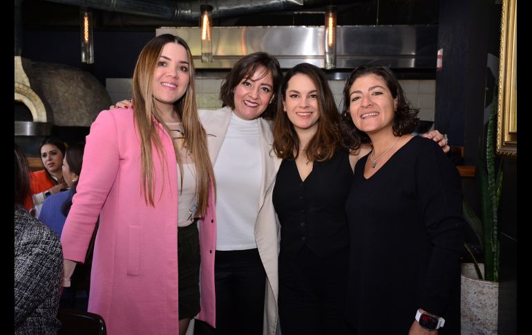 Irene Gamboa, Adriana Pieza, Astrid Aubert y Nadia Nahed. GENTE BIEN JALISCO/ Marifer Rached