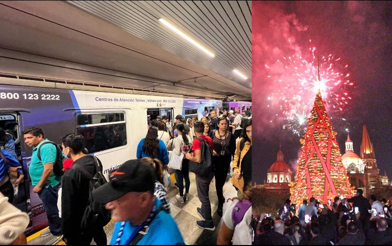 Siteur recomienda poder llegar unos 10 minutos antes de la salida de los últimos trenes descritos para contemplar también ascensos o descensos en escaleras o elevadores. ESPECIAL / EL INFORMADOR