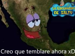 Twitter se llenó de memes tras el sismo. TWITTER/ @porktendencia