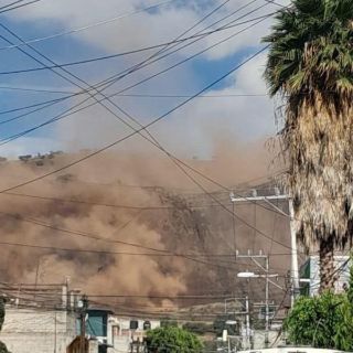 Sismo en Puebla provoca deslaves en el Cerro Las Minas en Iztapalapa
