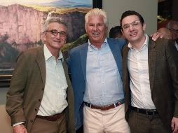 Juan José Leaño, John Cohlan y Agustin Levy. GENTE BIEN/CORTESÍA