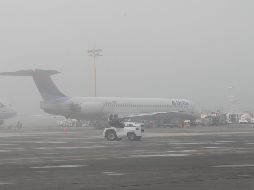 Las condiciones climáticas no permiten los vuelos; el aeropuerto de Guadalajara está cerrado. EL INFORMADOR / ARCHIVO