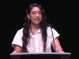 Zoe García destaca en su primer informe avances feministas y acciones contra las violencias dentro de la comunidad estudiantil. EL INFORMADOR / R. Bobadilla