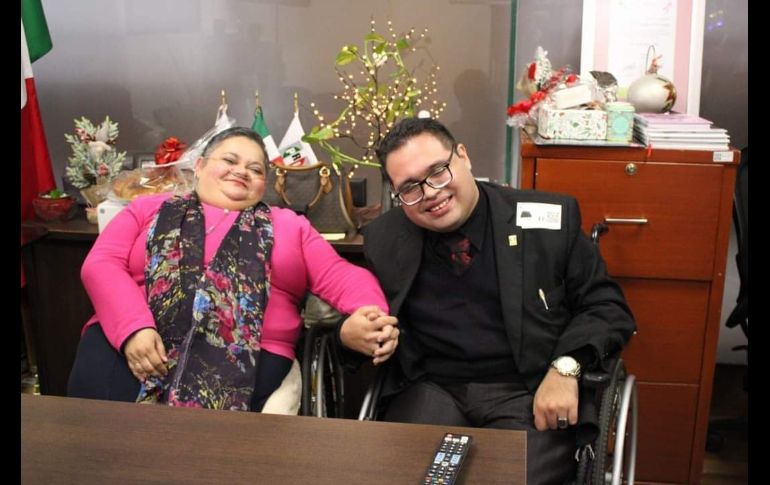 El activista por los derechos de las personas con discapacidad y periodista, Erick Brandon. ESPECIAL