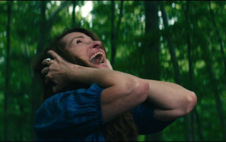 La película lleva al límite a sus personajes, haciéndolos pasar por sufrimientos extraños. ESPECIAL / Netflix