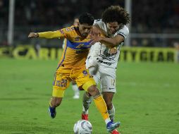 En la disputa por meterse a la serie por el campeonato, los Tigres llevan ventaja, ya que lograron imponerse por 1-0 en el partido de Ida dentro de la cancha de Ciudad Universitaria. SUN / C. Mejía