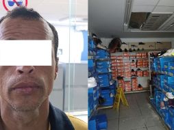 El detenido dijo llamarse José Antonio “N”, de 41 años y fue llevado ante el Ministerio Público. ESPECIAL / POLICÍA DE GUADALAJARA