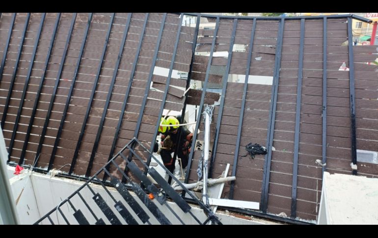 Explosión en departamento de El Fortín deja a mujer lesionada