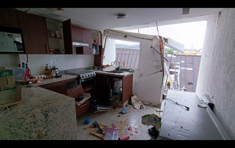 Explosión en departamento de El Fortín deja a mujer lesionada