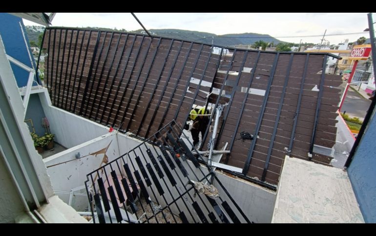 Explosión en departamento de El Fortín deja a mujer lesionada