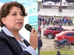 Delfina Gómez informó en entrevista sobre los apoyos que van a otorgar a los pobladores de Texcapilla. ESPECIAL/ X.