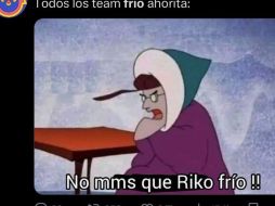 Memes en redes sociales por las bajas temperaturas. ESPECIAL/ CAPTURA