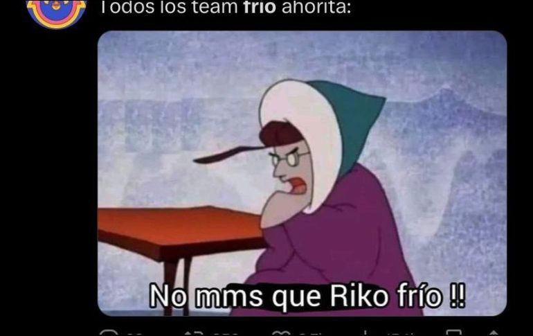 Memes en redes sociales por las bajas temperaturas. ESPECIAL/ CAPTURA