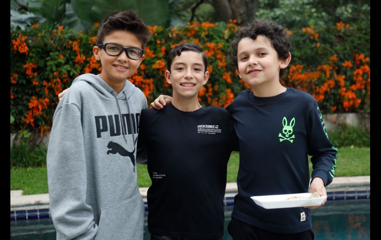 Manuel Buenrostro, Erick Gutiérrez y Santiago Romero. GENTE BIEN JALISCO/ Claudio Jimeno